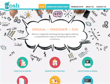 Tablet Screenshot of goshgift.com